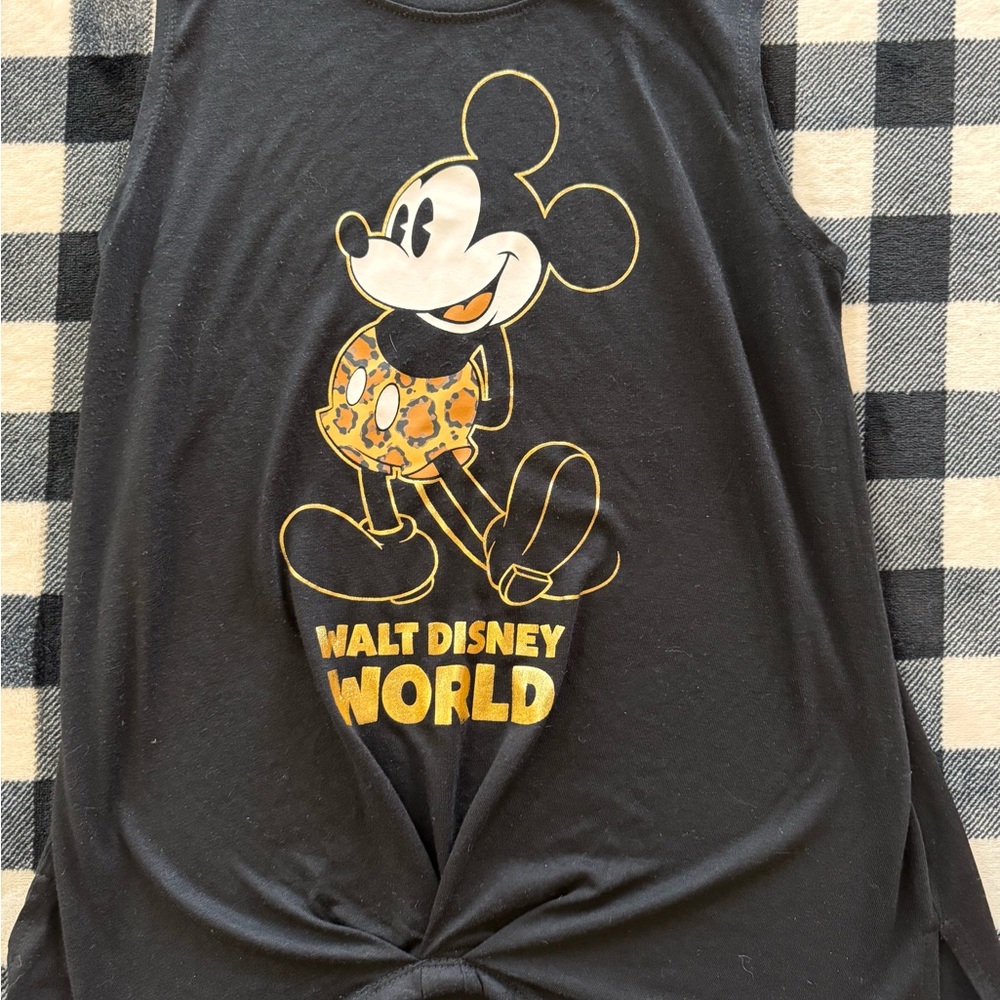 Disney Black T-Shirt with Gold Accents